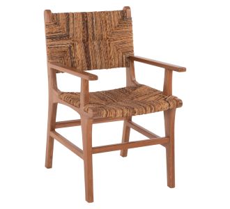 ΠΟΛΥΘΡΟΝΑ ΤΡΑΠΕΖΑΡΙΑΣ ΤΕΑΚ & ΨΑΘΑ ΚΑΡΥΔΙ ΜΠΕΖ HM9400.01 54x58x86,5Y εκ. |  Πολυθρόνες σαλονιού στο espiti