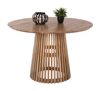 ΤΡΑΠΕΖΙ ΤΡΑΠΕΖΑΡΙΑΣ FRANTZ HM9388.01 ΜΑΣΙΦ ΞΥΛΟ MINDI ΦΥΣΙΚΟ Φ120X78Υ |  Τραπέζια στο espiti