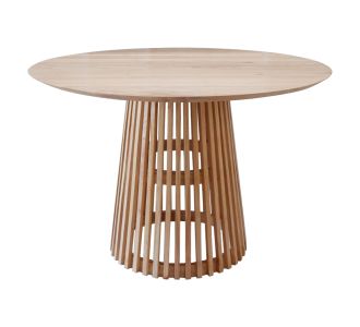 ΤΡΑΠΕΖΙ ΤΡΑΠΕΖΑΡΙΑΣ FRANTZ ΑΠΟ ΜΑΣΙΦ ΞΥΛΟ MINDI ΦΥΣΙΚΟ Φ150x78εκ.HM9457.01 |  Τραπέζια στο espiti