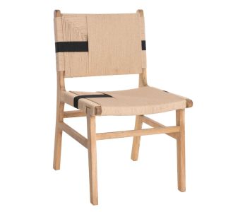 ΚΑΡΕΚΛΑ RUBBERWOOD ΚΑΙ ΣΧΟΙΝΙ ΣΕ ΦΥΣΙΚΟ RUSTIC 50x60x88Yεκ.HM9323.01 |  Καρέκλες στο espiti