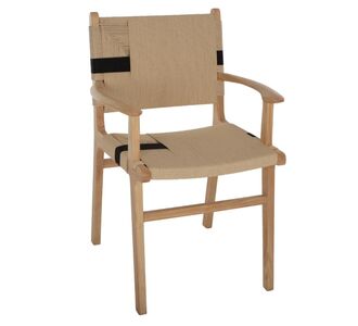 ΠΟΛΥΘΡΟΝΑ BAND RUBBERWOOD ΚΑΙ ΣΧΟΙΝΙ 62,5x60x88Yεκ.HM9324.01 |  Καρέκλες στο espiti