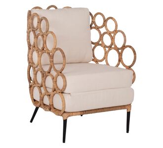 ΠΟΛΥΘΡΟΝΑ RINGER HM9341 ΑΠΟ RATTAN-ΜΕΤΑΛΛΟ ΦΥΣΙΚΟ ΧΡΩΜΑ 65x69x86Y εκ. |  Πολυθρόνες σαλονιού στο espiti