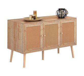 ΜΠΟΥΦΕΣ ΜΕΛΑΜΙΝΗΣ COLM- ΣΥΝΘ. RATTAN ΣΤΙΣ ΠΟΡΤΕΣ HM9220.11 120Χ39Χ70Υεκ. |  Μπουφέδες στο espiti