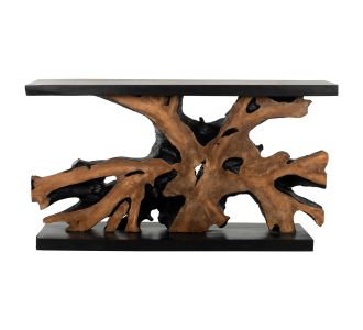 ΚΟΝΣΟΛΑ HM9356 ΑΠΟ ΜΑΣΙΦ ΞΥΛΟ ΤEAK ΦΥΣΙΚΟ - ΜΑΥΡΟ 150X40X80YΕΚ. |  Μπουφέδες στο espiti