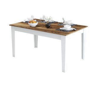 ΤΡΑΠΕΖΙ ΤΡΑΠΕΖΑΡΙΑΣ STANDARD HM9507.07 ΜΕΛΑΜΙΝΗ ΛΕΥΚΗ-ΚΑΡΥΔΙ ΜΕ ΑΠΟΘ.ΧΩΡΟ 145x88x75Yεκ. |  Τραπέζια στο espiti