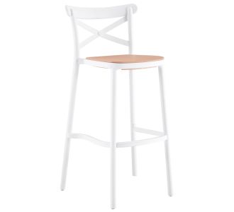 ΣΚΑΜΠΟ ΠΟΛΥΠΡΟΠΥΛΕΝΙΟΥ CONN HM5933.01 ΜΕ ΠΛΑΤΗ ΛΕΥΚΟ ΜΕ ΜΠΕΖ ΚΑΘΙΣΜΑ 41x49x102Υ εκ. |  Σκαμπώ κήπου στο espiti