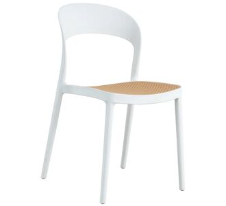 ΚΑΡΕΚΛΑ ΠΟΛΥΠΡΟΠΥΛΕΝΙΟΥ ΛΕΥΚΗ-ΜΠΕΖ CLEO HM5936.01 41x53x81Υ εκ. |  Πολυθρόνες κήπου στο espiti