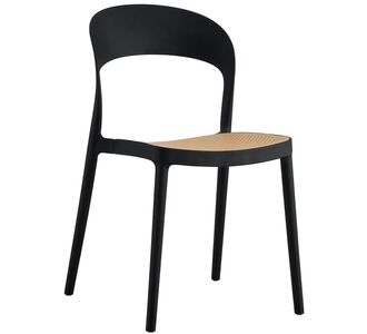 ΚΑΡΕΚΛΑ ΠΟΛΥΠΡΟΠΥΛΕΝΙΟΥ ΜΑΥΡΗ-ΜΠΕΖ CLEO HM5936.02 41x53x81Υ εκ. |  Πολυθρόνες κήπου στο espiti