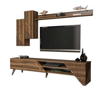 ΣΥΝΘΕΣΗ ΤΗΛΕΟΡΑΣΗΣ HM9514.02 ΜΕΛΑΜΙΝΗΣ ΣΕ ΚΑΡΥΔΙ ΧΡΩΜΑ 180x37x40Y εκ. |  Έπιπλα τηλεόρασης στο espiti