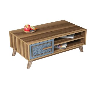 ΤΡΑΠΕΖΙ ΣΑΛΟΝΙΟΥ ΜΕΛΑΜΙΝΗΣ ΣΕ ΚΑΡΥΔΙ ΜΕ ΓΚΡΙ ΣΙΕΛ ΠΟΡΤΑΚΙ HM9497.02 105x60x38,2Υεκ |  Τραπέζια στο espiti