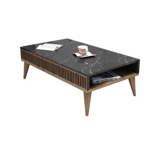 ΤΡΑΠΕΖΙ ΣΑΛΟΝΙΟΥ HM9505.02 ΜΕΛΑΜΙΝΗΣ ΚΑΡΥΔΙ-ΕΠΙΦΑΝΕΙΑ ΜΑΥΡΟ ΜΑΡΜΑΡΟ 105x60x34.6Υεκ. |  Τραπέζια στο espiti