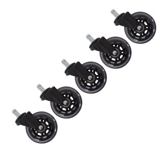 ΑΝΤΑΛΛΑΚΤΙΚΑ ΣΕΤ ΡΟΔΑΚΙΑ 5ΤΜΧ ΚΑΡΕΚΛΑΣ ΓΡΑΦΕΙΟΥ ΕΛΑΣΤΙΚΗΣ ΠΟΛΥΟΥΡΕΘΑΝΗΣ HM1179 |  Ανταλακτικά επίπλων γραφείου στο espiti