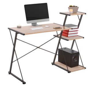 ΓΡΑΦΕΙΟ NOREX HM9317 ΜΕΤΑΛΛΙΚΟ ΜΑΥΡΟ ΜΕ MDF ΕΠΙΦΑΝΕΙΑ ΣΕ ΟΑΚ 116X48X89,5Υεκ. |  Γραφεία στο espiti