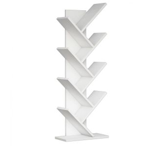 ΒΙΒΛΙΟΘΗΚΗ LIANA ΜΕΛΑΜΙΝΗΣ ΛΕΥΚΟ 46x22x128,5Yεκ.HM9028.13 |  Βιβλιοθήκες γραφείου στο espiti