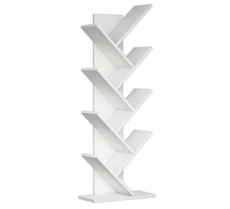 ΒΙΒΛΙΟΘΗΚΗ LIANA ΜΕΛΑΜΙΝΗΣ ΛΕΥΚΟ 46x22x128,5Yεκ.HM9028.13 |  Βιβλιοθήκες γραφείου στο espiti