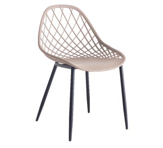 ΚΑΡΕΚΛΑ ΠΟΛΥΠΡΟΠΥΛΕΝΙΟΥ LIO ΚΑΠΟΥΤΣΙΝΟ ΜΕ ΜΕΤΑΛΛΙΚΑ ΠΟΔΙΑ ΜΑΥΡΑ 52x53x82Υεκ. HM9524.03 |  Πολυθρόνες σαλονιού στο espiti