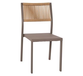 ΚΑΡΕΚΛΑ ΑΛΟΥΜΙΝΙΟΥ ΣΑΜΠΑΝΙ ΜΕ RATTAN & TEXTLINE HM5921.03 46x55,5x83 εκ. |  Πολυθρόνες κήπου στο espiti