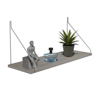 ΡΑΦΙ ΤΟΙΧΟΥ AGILAN ΜΕΛΑΜΙΝΗΣ HM9183.14 SONΟMA-ΛΕΥΚΟ 72x20x27Yεκ. |  Ραφιέρες τοίχου στο espiti