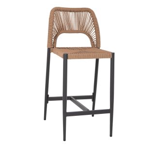 ΣΚΑΜΠΟ ΑΛΟΥΜΙΝΙΟΥ ΜΕ RATTAN ΜΕΣΑΙΟΥ ΥΨΟΥΣ ΑΝΘΡΑΚΙ HM5920.02 46x58x95Yεκ. |  Σκαμπώ κήπου στο espiti