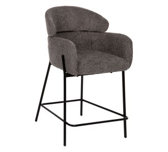 ΣΚΑΜΠΟ ΜΕΣ. ΥΨΟΥΣ WOLF HM8584.01 ΓΚΡΙ ΥΦΑΣΜΑ ΜΠΟΥΚΛΕ-ΜΕΤΑΛΛΙΚΑ ΠΟΔΙΑ 56x56x96Yεκ. |  Σκαμπώ μπαρ στο espiti