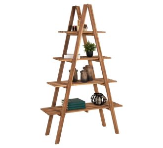 ΒΙΒΛΙΟΘΗΚΗ STAM HM7895 TEAK ΞΥΛΟ ΣΕ ΦΥΣΙΚΟ ΧΡΩΜΑ 120x33x180Y εκ. |  Βιτρίνες - Έπιπλα εισόδου στο espiti