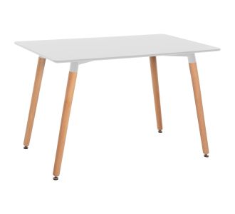 ΤΡΑΠΕΖΙ MINIMAL HM8581.01 ΛΕΥΚΟ MDF-ΠΟΔΙΑ ΟΞΙΑ ΣΕ ΦΥΣΙΚΟ ΧΡΩΜΑ- 120Χ60X74Υεκ. |  Τραπέζια στο espiti