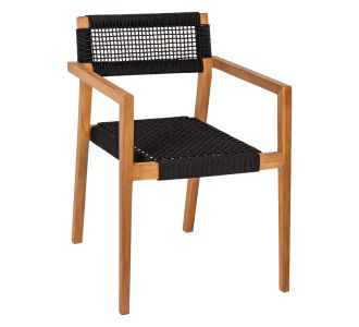 ΠΟΛΥΘΡΟΝΑ CHARLOTTE HM9637.02 ΞΥΛΟ TEAK ΦΥΣΙΚΟ & ΜΑΥΡΟ ΣΧΟΙΝΙ 59x54x83Y εκ. |  Πολυθρόνες σαλονιού στο espiti