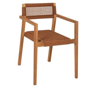 ΠΟΛΥΘΡΟΝΑ CHARLOTTE HM9637.01 ΞΥΛΟ TEAK ΦΥΣΙΚΟ & ΚΑΦΕ ΣΧΟΙΝΙ 59x54x83Y εκ. |  Καρέκλες στο espiti