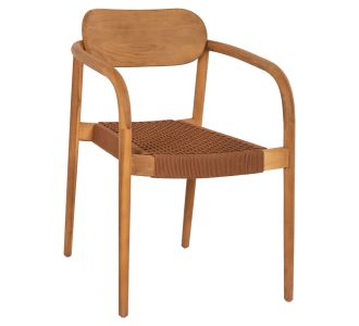ΠΟΛΥΘΡΟΝΑ OSLO HM9636.01 ΞΥΛΟ TEAK ΦΥΣΙΚΟ & ΚΑΦΕ ΣΧΟΙΝΙ 55x54x80Y εκ. |  Πολυθρόνες σαλονιού στο espiti