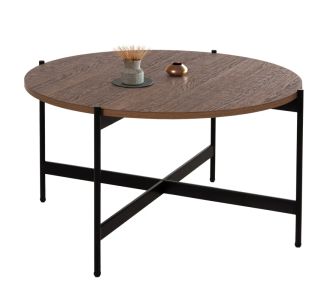 ΤΡΑΠΕΖΙ ΣΑΛΟΝΙΟΥ HM9588.04 MDF ΚΑΡΥΔΙ-ΜΑΥΡΗ ΜΕΤΑΛΛΙΚΗ ΒΑΣΗ Φ80x45Υεκ. |  Τραπέζια στο espiti