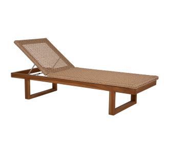 ΞΑΠΛΩΣΤΡΑ PATRON HM5993 TEAK ΞΥΛΟ ΚΑΙ ΣΧΟΙΝΙ VIRO ΣΕ ΠΛΕΞΗ WICKER 191x65x86Yεκ. |  Ξαπλώστρες - Καρέκλες Παραλίας στο espiti
