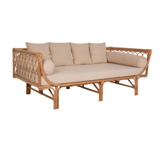 ΚΑΝΑΠΕΣ-ΚΡΕΒΑΤΙ ΕΞ. ΧΩΡΟΥ ALIKI HM9658 RATTAΝ ΦΥΣΙΚΟ-ΜΠΕΖ ΜΑΞΙΛΑΡΙΑ 200x100x86Yεκ. |  Καναπέδες - Καρέκλες  στο espiti