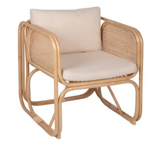 ΠΟΛΥΘΡΟΝΑ WENDY HM9816 RATTAN ΣΕ ΦΥΣΙΚΟ ΧΡΩΜΑ-ΛΕΥΚΑ ΜΑΞΙΛΑΡΙΑ 73x72x84Yεκ. |  Πολυθρόνες κήπου στο espiti