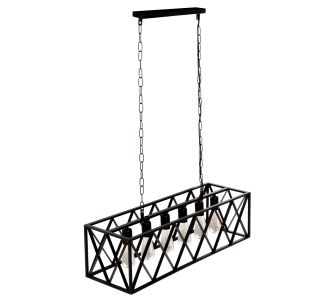 ΦΩΤΙΣΤΙΚΟ ΟΡΟΦΗΣ ΚΡΕΜΑΣΤΟ HM4128 6ΦΩΤΟ-ΜΑΥΡΟΣ ΜΕΤΑΛΛΙΚΟΣ ΣΚΕΛΕΤΟΣ 77,5x25x101Yεκ. |  Οροφής στο espiti