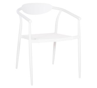 ΠΟΛΥΘΡΟΝΑ SERLY HM6052.01 ΑΛΟΥΜΙΝΙΟ ΛΕΥΚΟ-TEXTILENE ΛΕΥΚΟ 56x61x74,5Yεκ |  Πολυθρόνες κήπου στο espiti