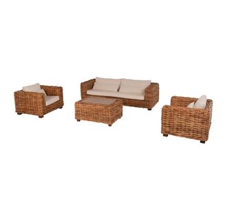ΣΕΤ ΣΑΛΟΝΙ ΕΞ.ΧΩΡΟΥ TROPEL HM9656 4ΤΜΧ ΦΥΣΙΚΟ RATTAN-ΞΥΛΟ ΜΑΟΝΙ-ΛΕΥΚΑ ΜΑΞΙΛΑΡΙΑ |  Σαλόνια κήπου στο espiti