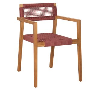 ΠΟΛΥΘΡΟΝΑ CHARLOTTE HM9637.06 ΞΥΛΟ TEAK ΦΥΣΙΚΟ & ΡΟΖ ΣΧΟΙΝΙ 59x54x83Y εκ. |  Πολυθρόνες σαλονιού στο espiti