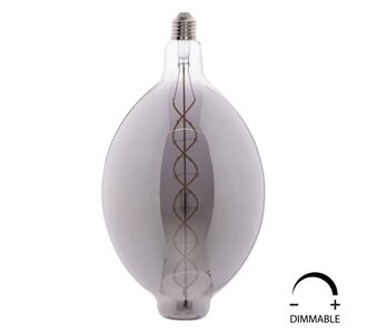 ΛΑΜΠΤΗΡΑΣ LED FILAMENT 8W E27 3000K SMOKE DIMMABLE HM4051.03 |  Βιτρίνες - Έπιπλα εισόδου στο espiti