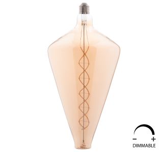 ΛΑΜΠΤΗΡΑΣ LED FILAMENT 8W E27 3000K GOLD COLOR DIMMABLE HM4054.02 |  Βιτρίνες - Έπιπλα εισόδου στο espiti