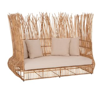 ΚΑΝΑΠΕΣ ΕΞ. ΧΩΡΟΥ ZEPHYR HM5988 ΚΑΛΑΜΙΑ RATTAN ΦΥΣΙΚΟ-ΜΠΕΖ ΜΑΞΙΛΑΡΙΑ 200x120x142Yεκ. |  Καναπέδες - Καρέκλες  στο espiti