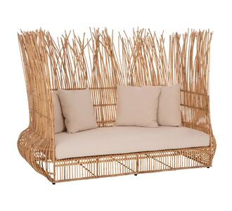 ΚΑΝΑΠΕΣ ΕΞ. ΧΩΡΟΥ ZEPHYR HM5988 ΚΑΛΑΜΙΑ RATTAN ΦΥΣΙΚΟ-ΜΠΕΖ ΜΑΞΙΛΑΡΙΑ 200x120x142Yεκ. |  Καναπέδες - Καρέκλες  στο espiti