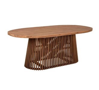 ΤΡΑΠΕΖΙ ΤΡΑΠΕΖΑΡΙΑΣ REMIK HM9835 RECYCLED ΤΕΑΚ ΣΕ ΦΥΣΙΚΟ 100x200x75,5Yεκ. TOP 4εκ. |  Τραπεζάκια σαλονιού στο espiti