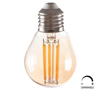 ΛΑΜΠΤΗΡΑΣ HM4046.02 LED FILAMENT 6W E27 3000K GOLD DIMMABLE |  Βιτρίνες - Έπιπλα εισόδου στο espiti