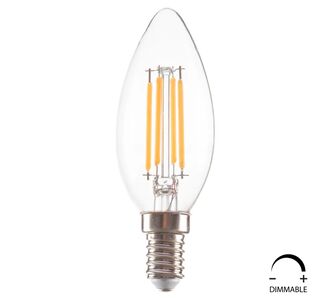 ΛΑΜΠΤΗΡΑΣ LED FILAMENT 4W E14 3000K ΔΙΑΦΑΝΟΣ DIMMABLE HM4048.01 |  Βιτρίνες - Έπιπλα εισόδου στο espiti