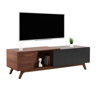 ΕΠΙΠΛΟ ΤΗΛΕΟΡΑΣΗΣ HUDSON HM9748 MDF ΚΑΠΛΑΜΑΣ ΚΑΡΥΔΙΑΣ ΚΑΡΥΔΙ&ΣΚΟΥΡΟ ΓΚΡΙ 180x40x50Υ |  Έπιπλα τηλεόρασης στο espiti