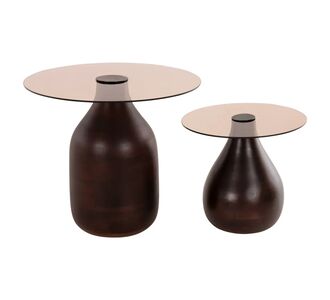ΒΟΗΘΗΤΙΚΑ ΤΡΑΠΕΖΑΚΙΑ 2ΤΜΧ CHANG HM9668 ΞΥΛΟ MANGO-ΓΥΑΛΙ TOP Φ55x49,5Υ & Φ40x36,5Υεκ. |  Τραπέζια στο espiti