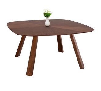 ΤΡΑΠΕΖΙ ΤΡΑΠΕΖΑΡΙΑΣ RINER HM9733 MDF ΜΕ ΚΑΠΛΑΜΑ ΚΑΡΥΔΙΑΣ 150x150x75Υ εκ. |  Τραπεζάκια σαλονιού στο espiti