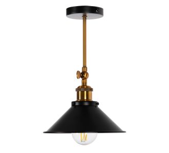 ΦΩΤΙΣΤΙΚΟ ΟΡΟΦΗΣ/ΤΟΙΧΟΥ HM4121 ΜΕΤΑΛΛΙΚΟ ΣΕ ΜΑΥΡΟ-ΧΡΥΣΟ Φ21x31Υεκ. |  Οροφής στο espiti