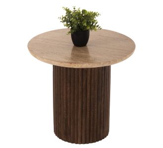 ΤΡΑΠΕΖΙ ΣΑΛΟΝΙΟΥ ΣΤΡΟΓΓΥΛΟ GLADYS HM9714 ΜΑΣΙΦ MANGO-ΤΡΑΒΕΡΤΙΝΑ Φ55x50Υεκ. |  Τραπέζια στο espiti