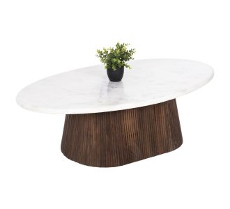 ΤΡΑΠΕΖΙ ΣΑΛΟΝΙΟΥ ΟΒΑΛ PURGER HM9716 ΜΑΣΙΦ MANGO-ΛΕΥΚΟ ΜΑΡΜΑΡΟ 120x70x38Υεκ. |  Τραπέζια στο espiti